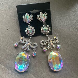 Formal pageant earrings